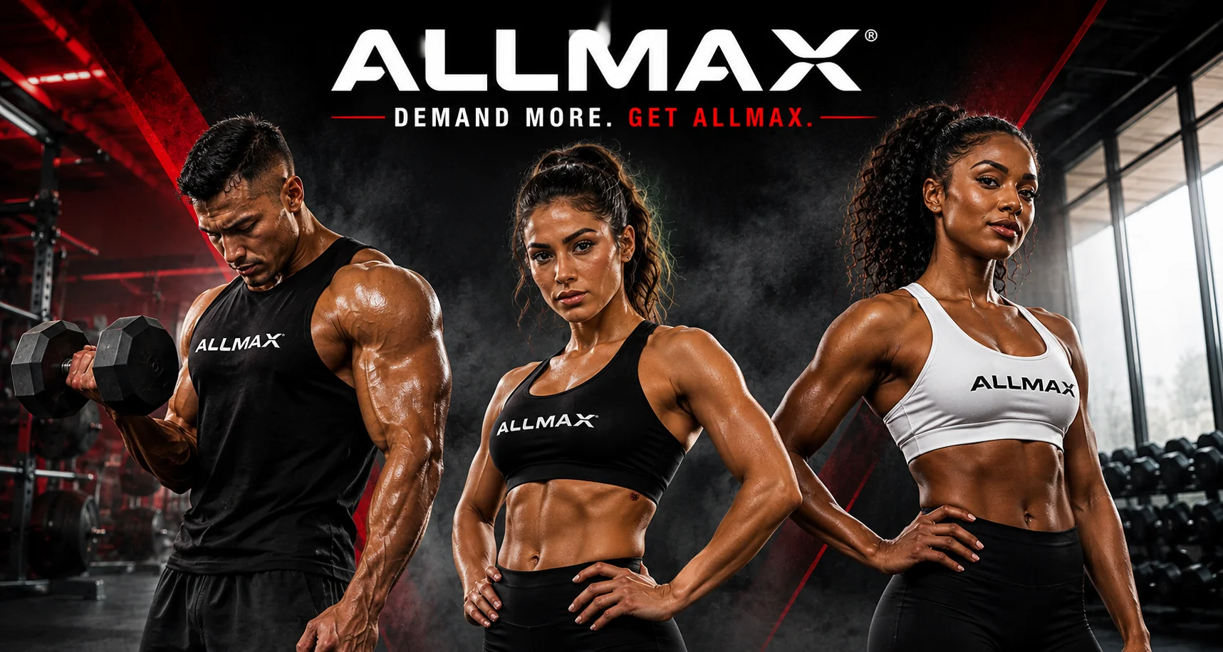 ALLMAX Nutrition supplement campaign