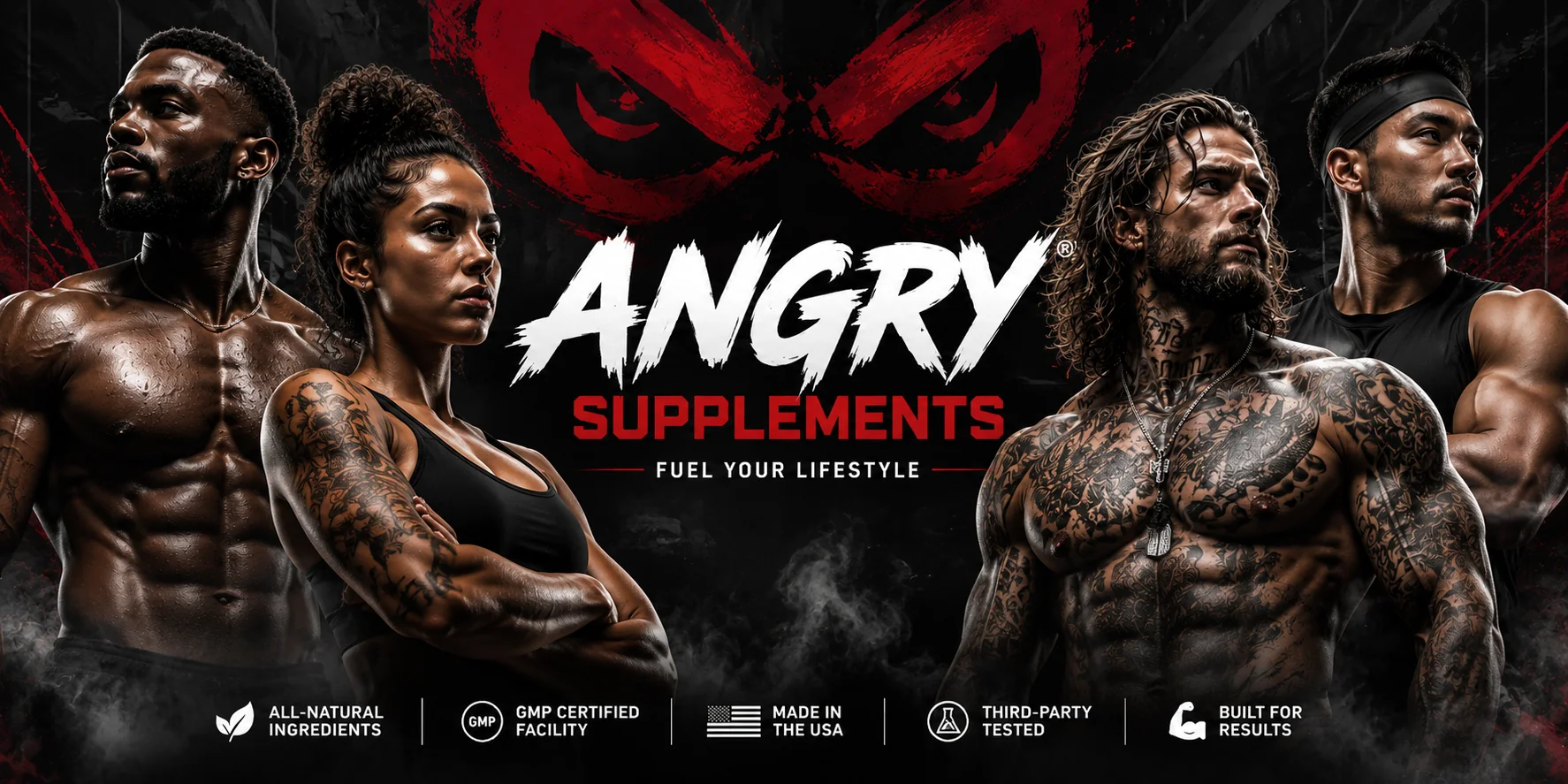 Angry Supplements supplement campaign