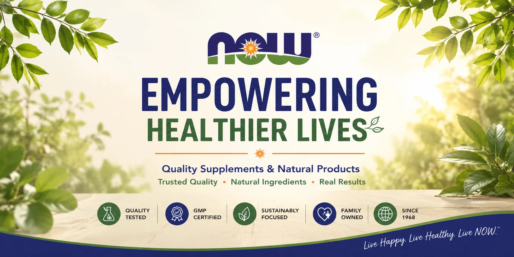 NOW Foods supplement campaign